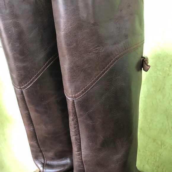Frye double buckle knee boots - Picture 5 of 7